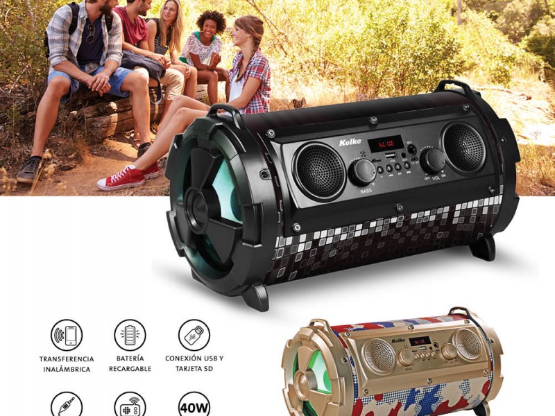 PARLANTE PORTÁTIL BOMB KPM- 222