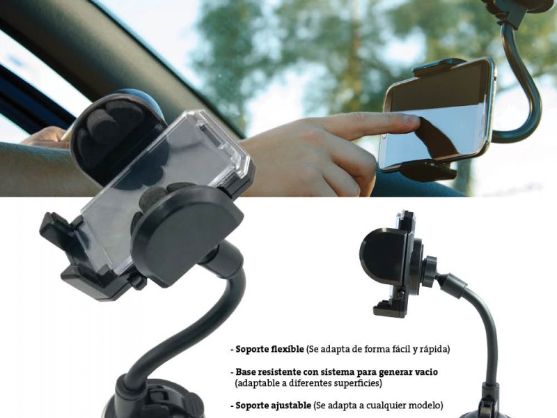 SOPORTE UNIVERSAL PARA AUTO KVS- 198