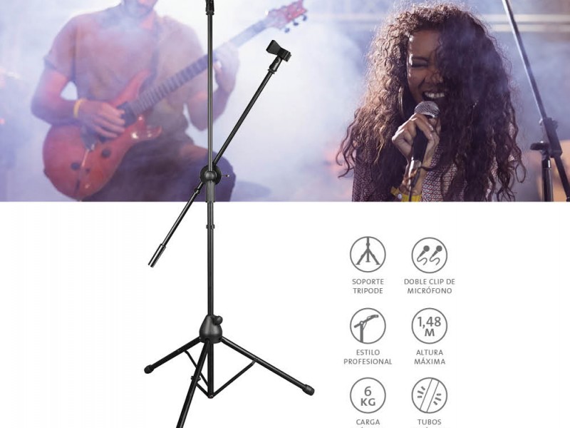 TRÍPODE PARA MICRÓFONOS KVT- 272